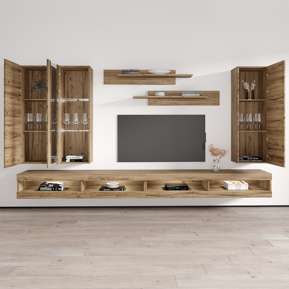 Fly E 34TV Floating Entertainment Center - Meble Furniture