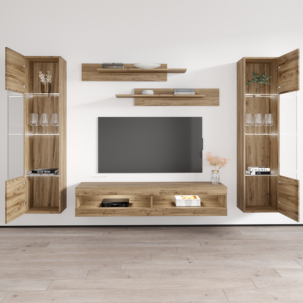 Fly A 34TV Floating Entertainment Center - Meble Furniture