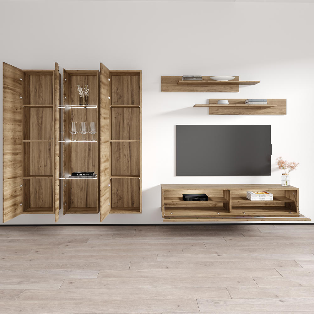 Fly C 35TV Floating Entertainment Center - Meble Furniture