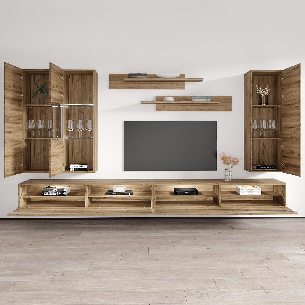 Fly E 35TV Floating Entertainment Center - Meble Furniture