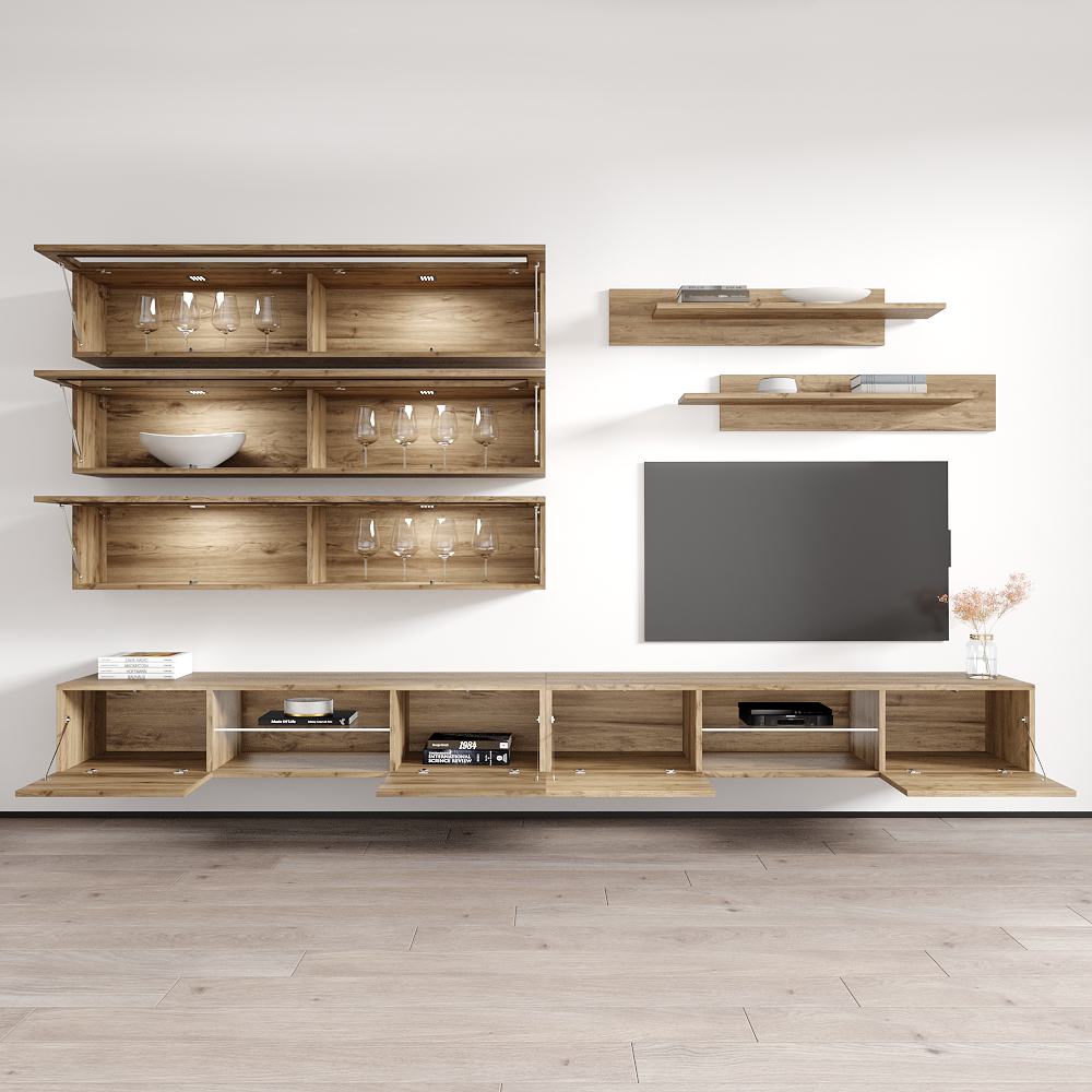 Fly J 33TV Floating Entertainment Center - Meble Furniture