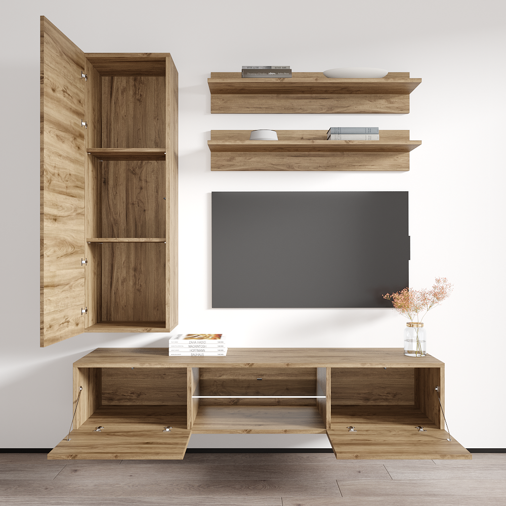 Fly H 33TV Floating Entertainment Center - Meble Furniture