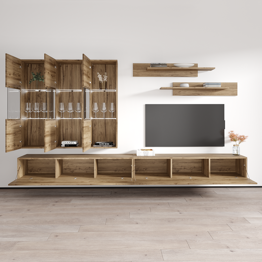 Fly E 30TV Floating Entertainment Center - Meble Furniture