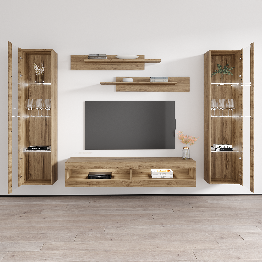 Fly A 34TV Floating Entertainment Center - Meble Furniture