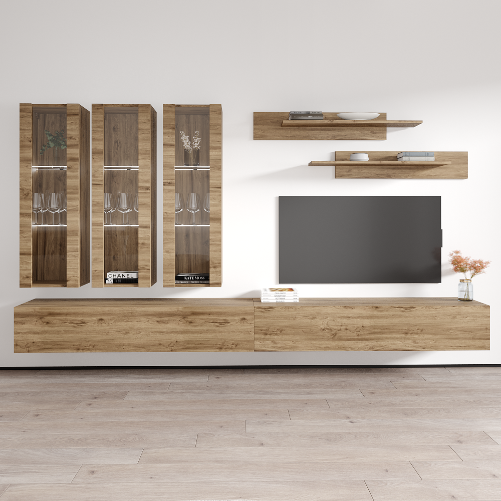 Fly E 30TV Floating Entertainment Center - Meble Furniture