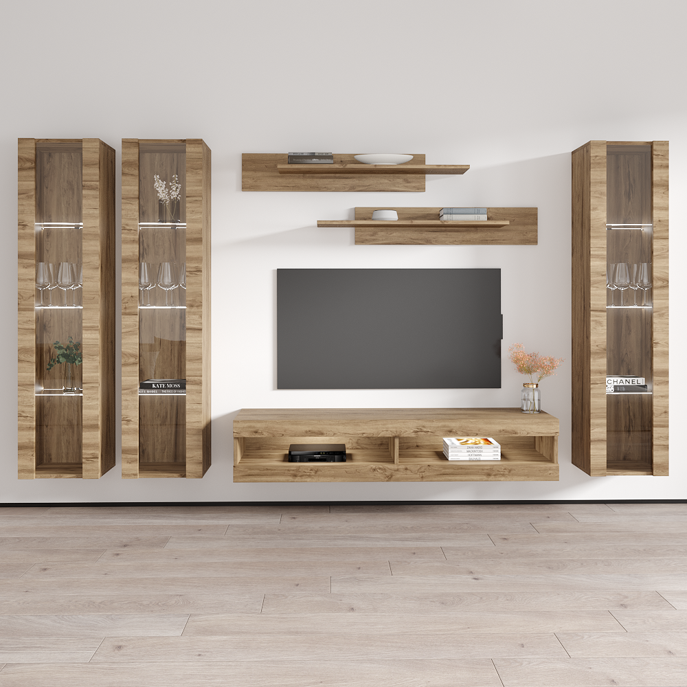 Fly C 34TV Floating Entertainment Center - Meble Furniture