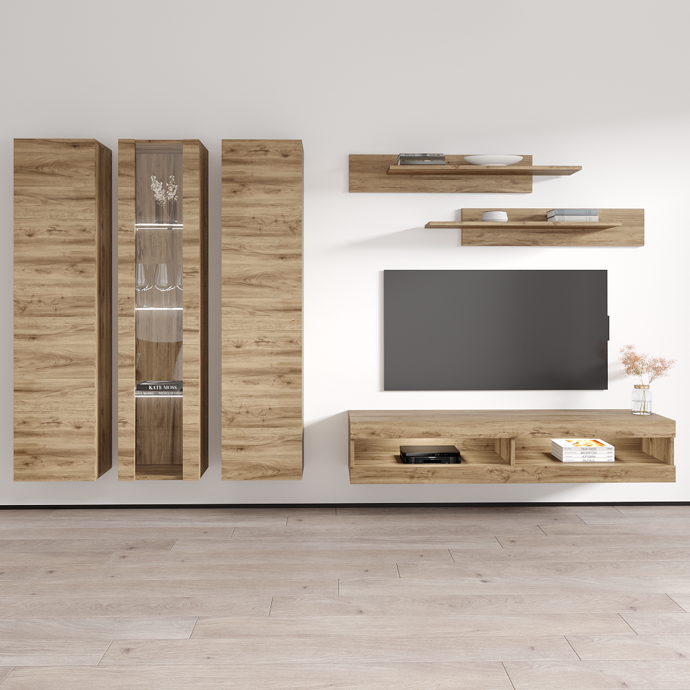 Fly C 34TV Floating Entertainment Center - Meble Furniture