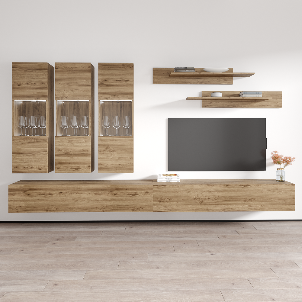 Fly E 30TV Floating Entertainment Center - Meble Furniture