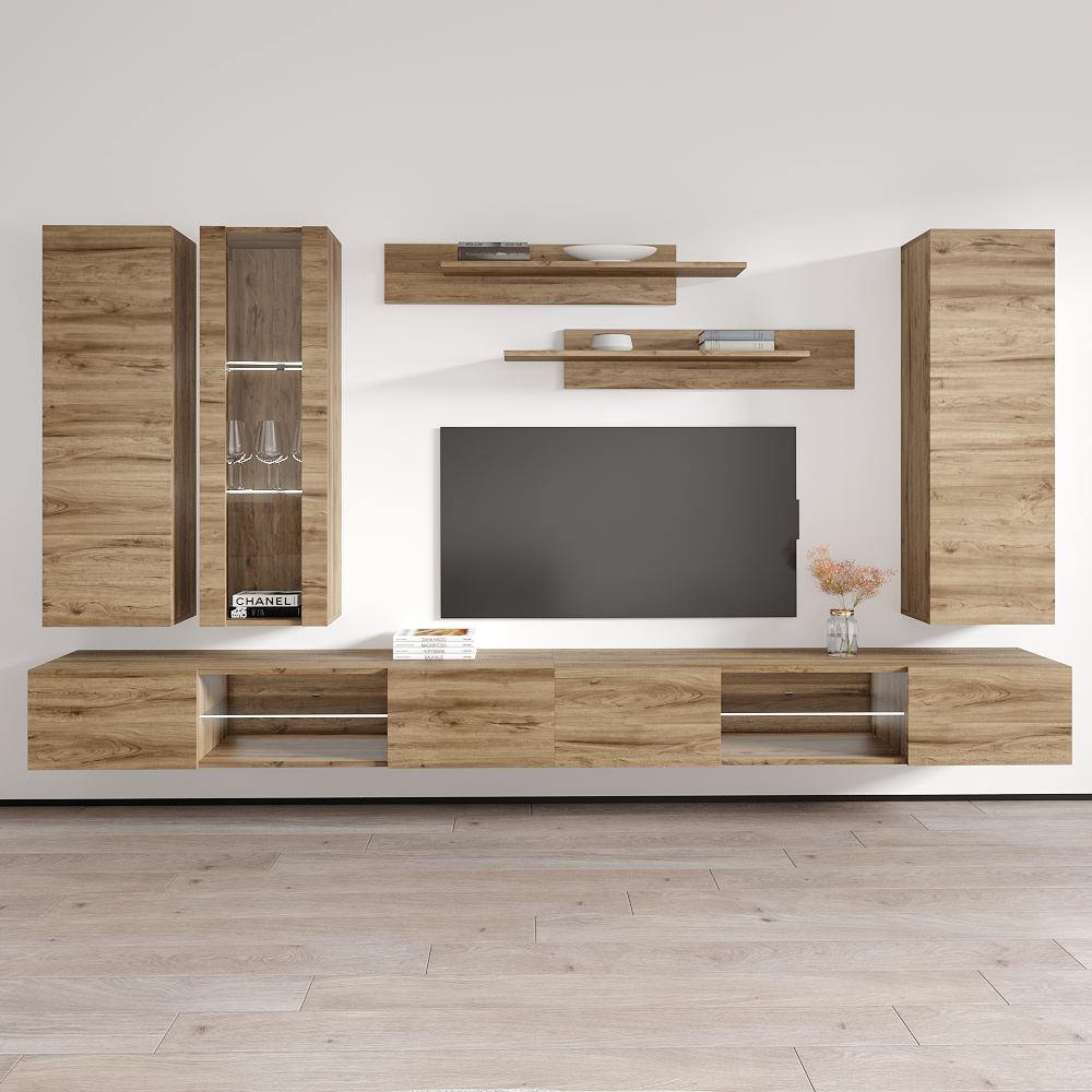 Fly E 33TV Floating Entertainment Center - Meble Furniture