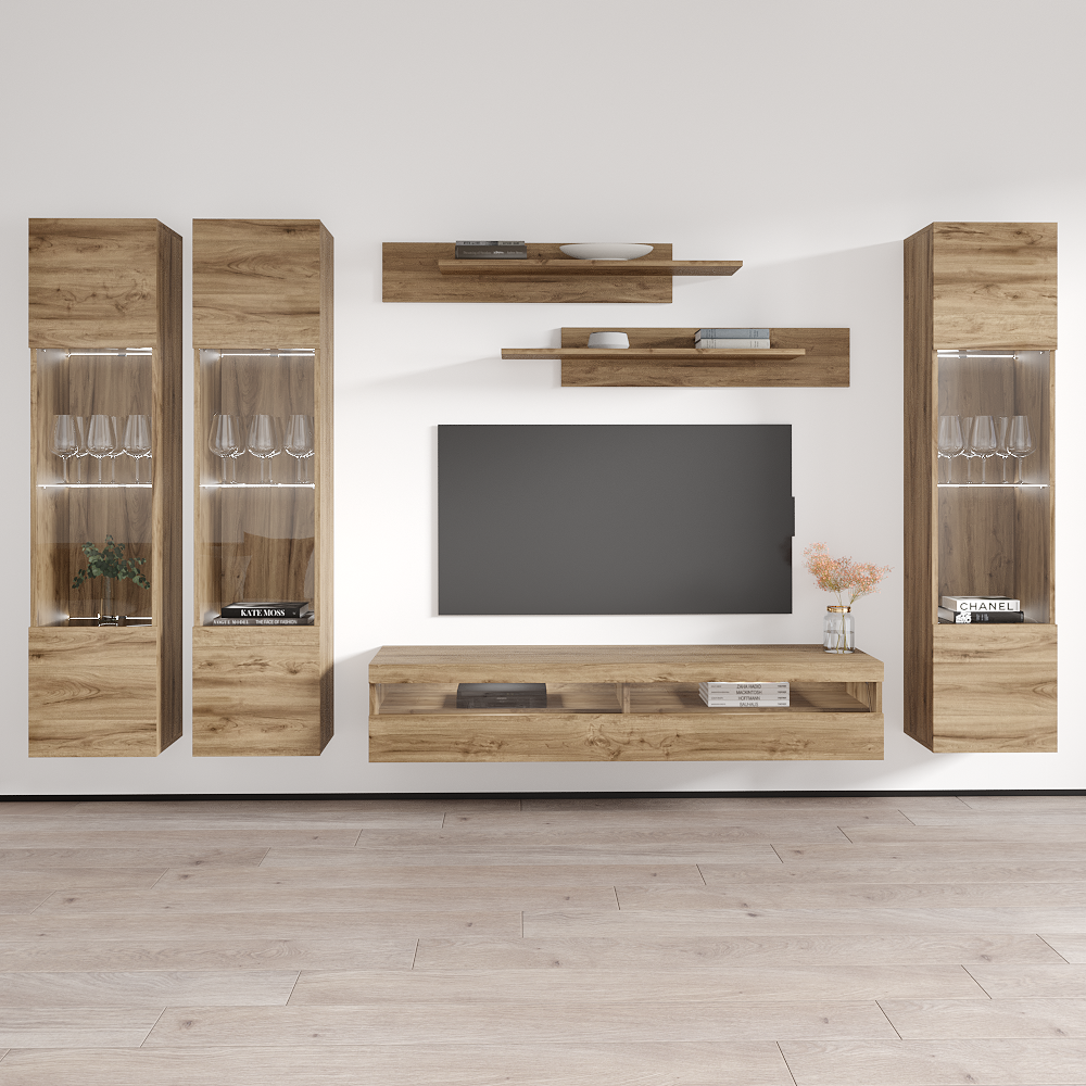 Fly C 35TV Floating Entertainment Center - Meble Furniture