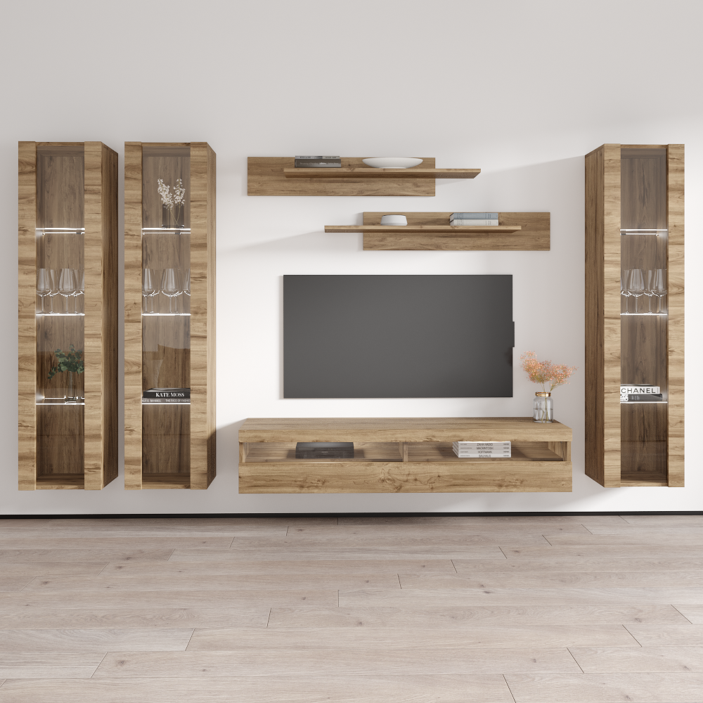 Fly C 35TV Floating Entertainment Center - Meble Furniture