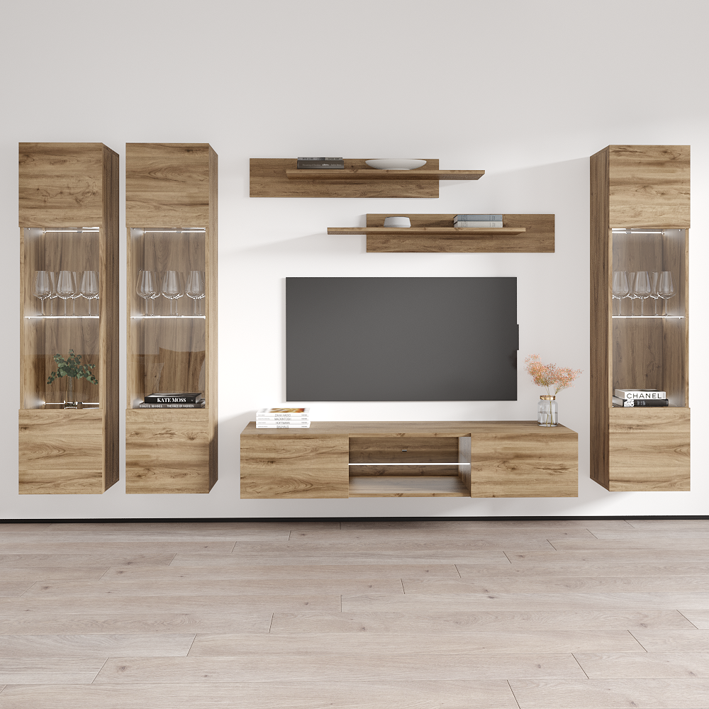 Fly C 33TV Floating Entertainment Center - Meble Furniture