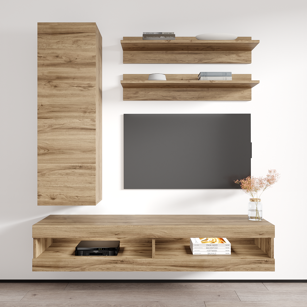 Fly H 34TV Floating Entertainment Center - Meble Furniture
