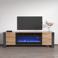 Woody BL-EF Fireplace TV Stand - Meble Furniture