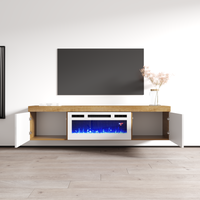 Knoxville WH-EF Floating Fireplace TV Stand - Meble Furniture