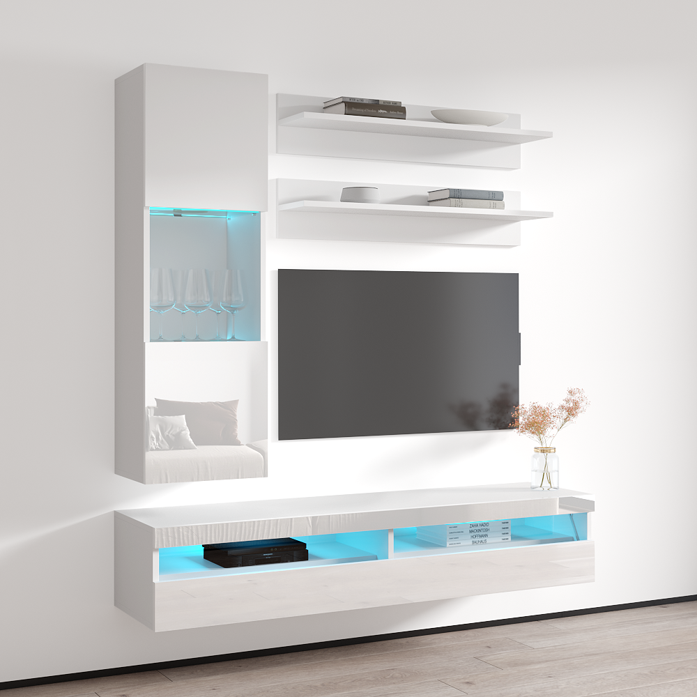 Fly H 35TV Floating Entertainment Center - Meble Furniture