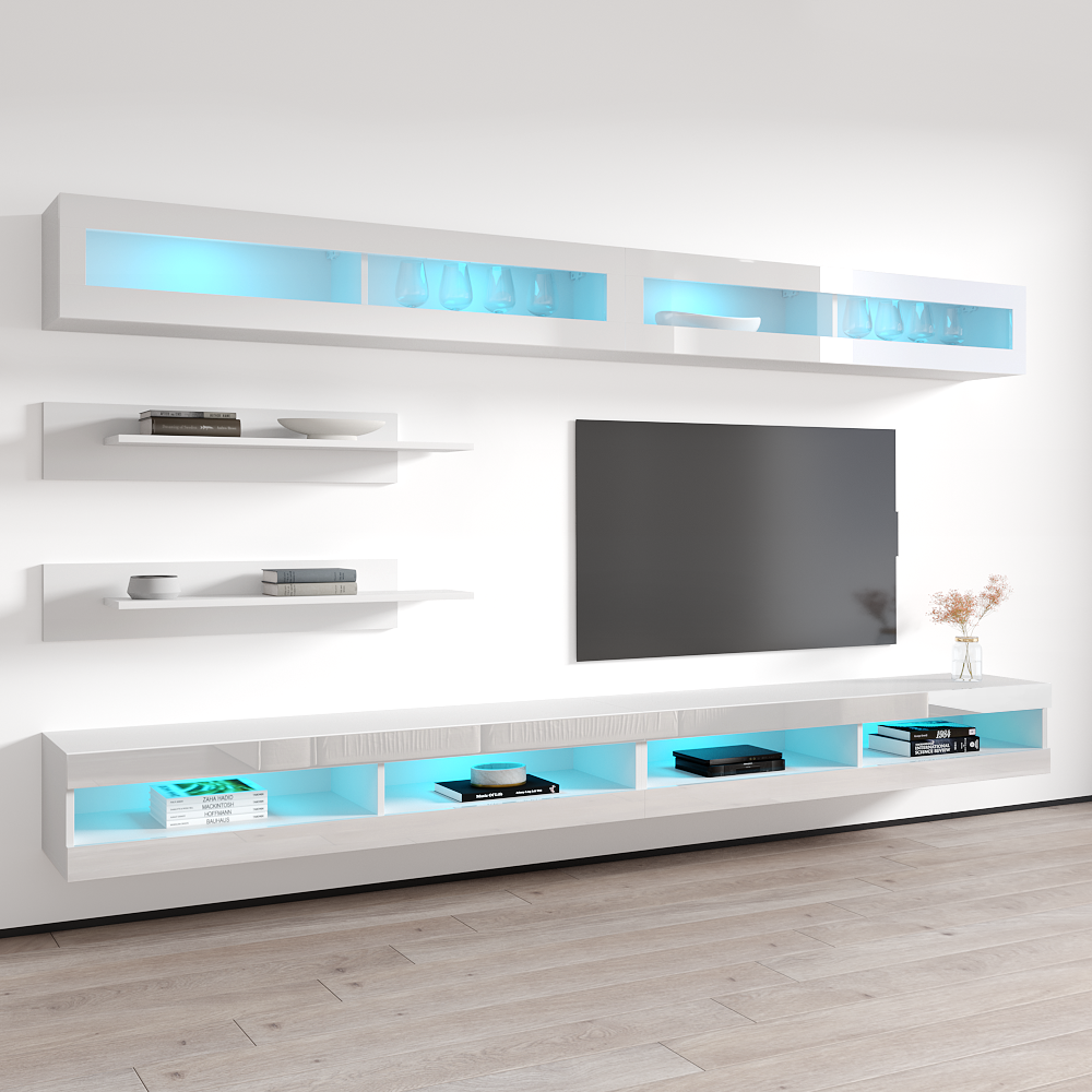 Fly I 34TV Floating Entertainment Center - Meble Furniture