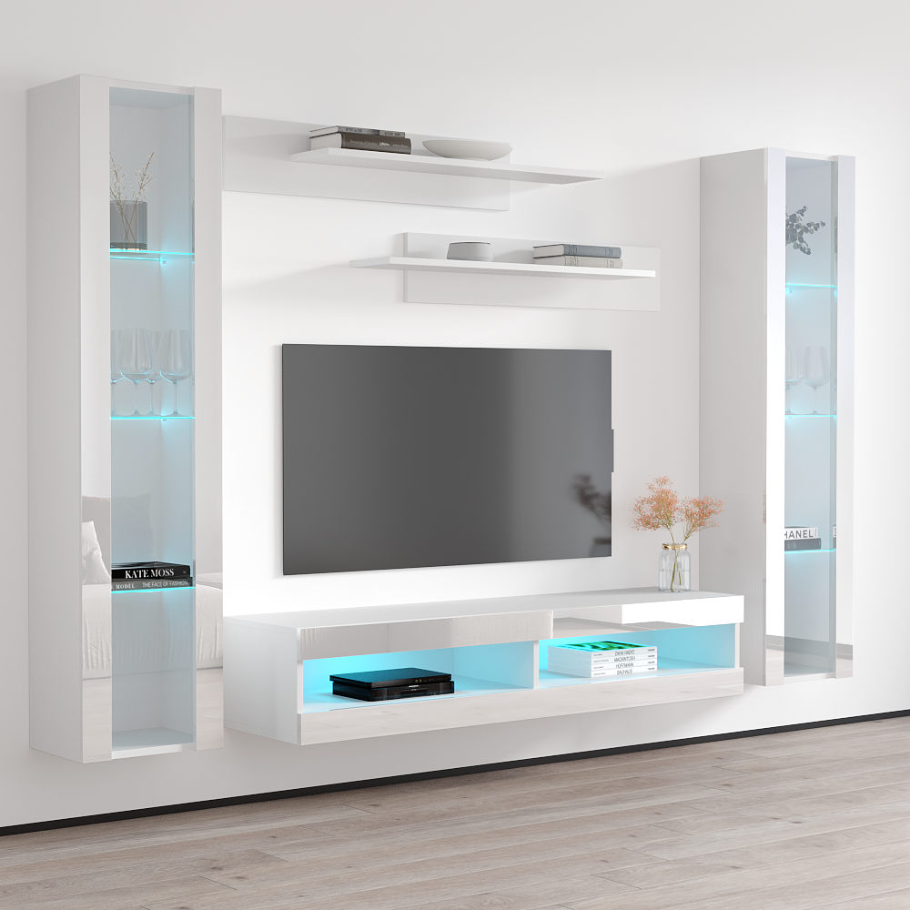 Fly A 34TV Floating Entertainment Center - Meble Furniture