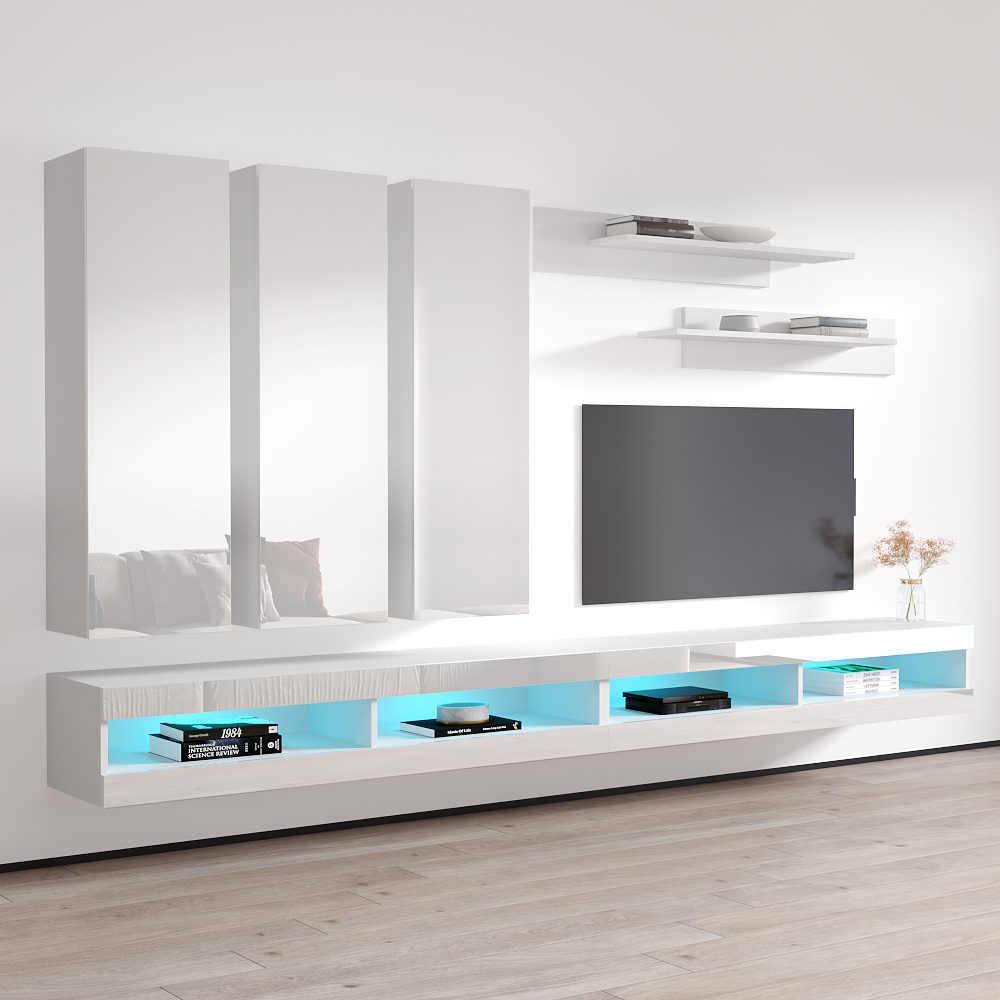 Fly E 34TV Floating Entertainment Center - Meble Furniture