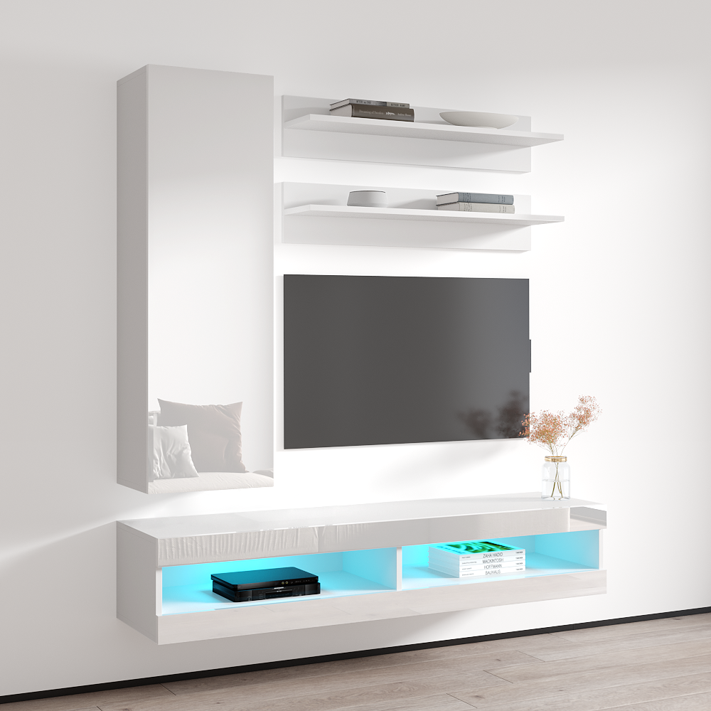 Fly H 34TV Floating Entertainment Center - Meble Furniture