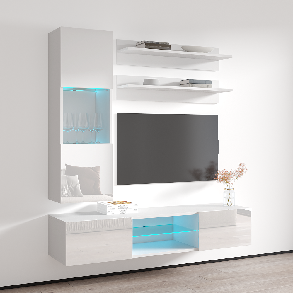 Fly H 33TV Floating Entertainment Center - Meble Furniture