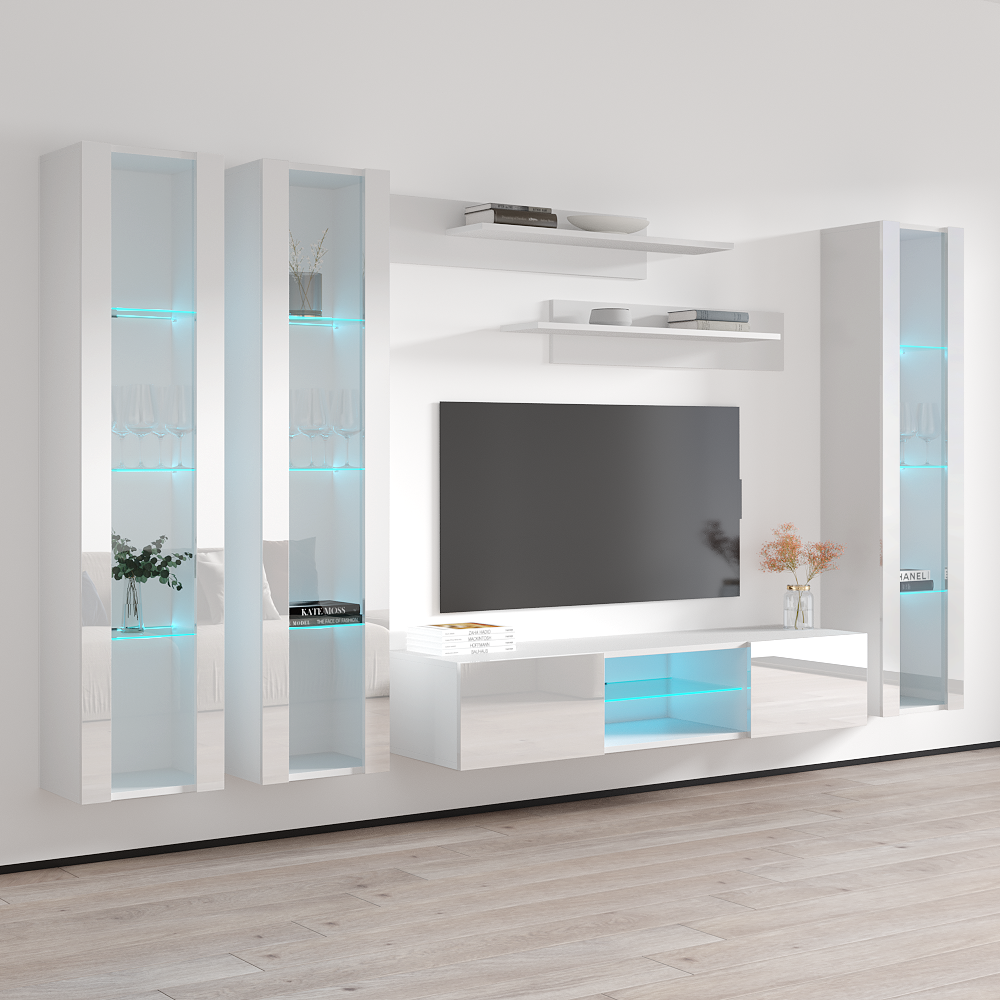 Fly C 33TV Floating Entertainment Center - Meble Furniture