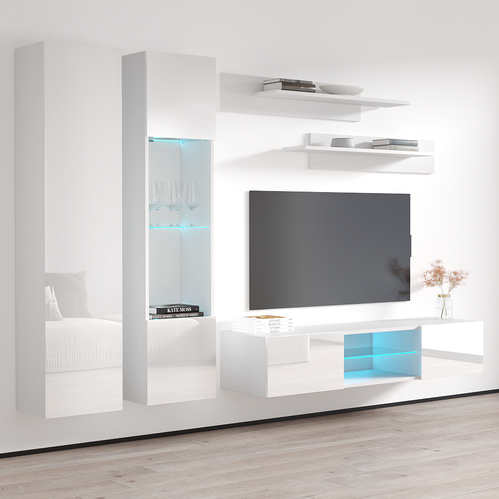 Fly A 33TV Floating Entertainment Center - Meble Furniture