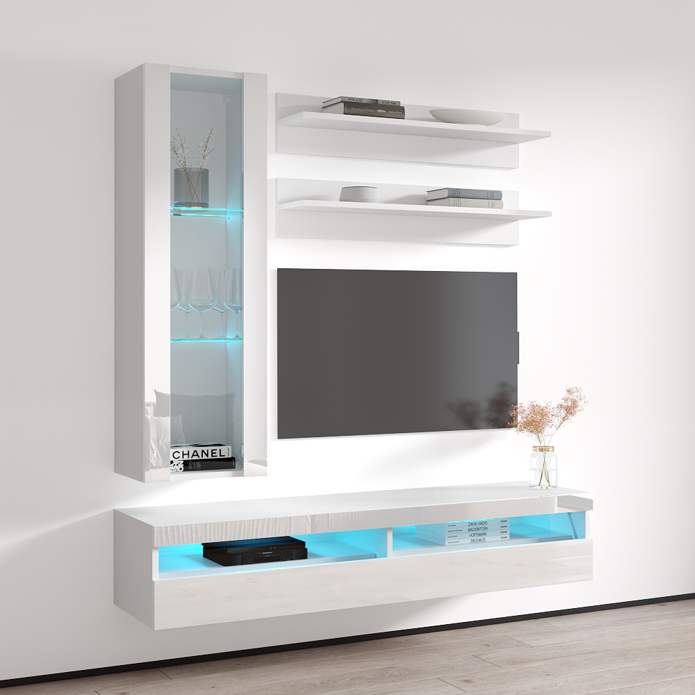 Fly H 35TV Floating Entertainment Center - Meble Furniture