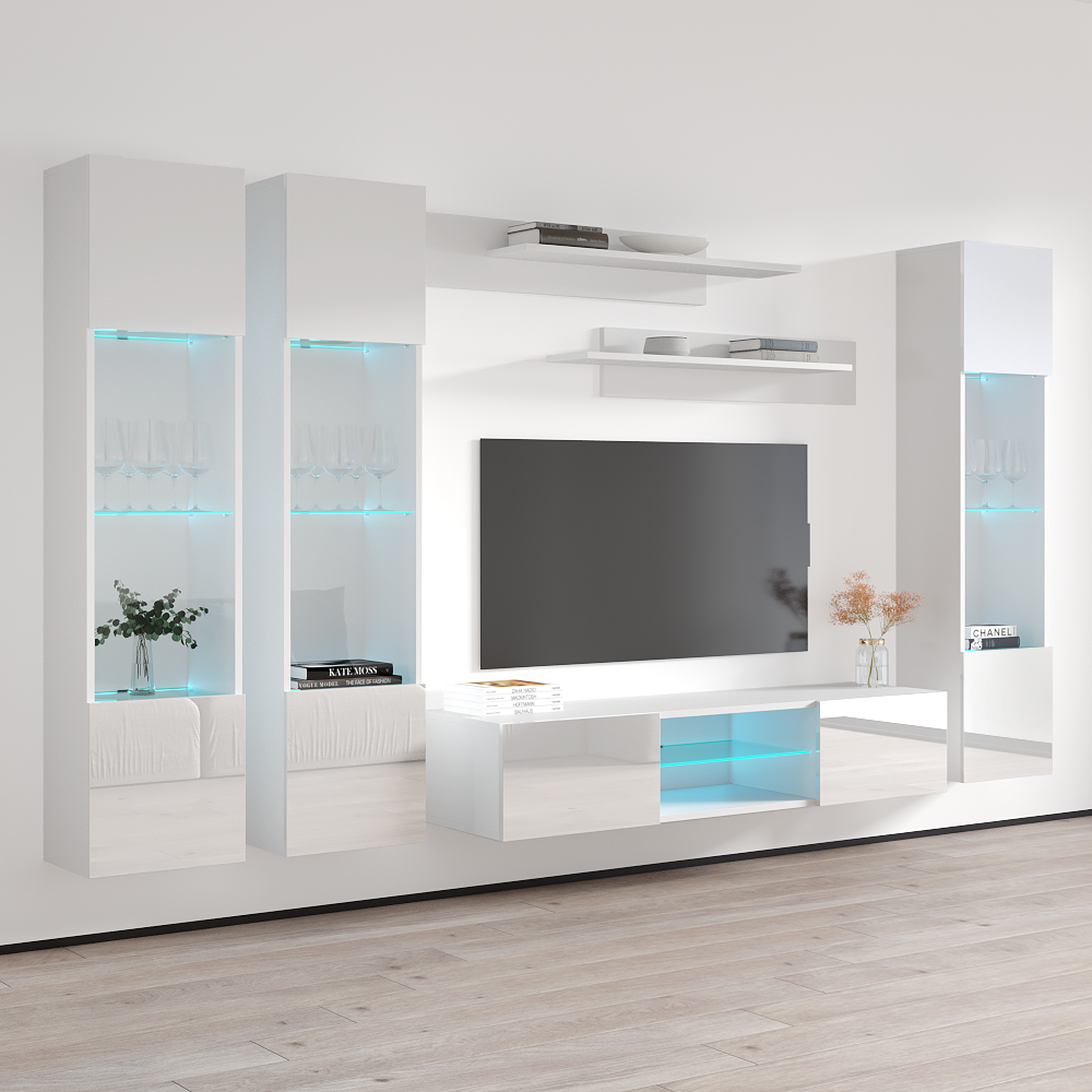 Fly C 33TV Floating Entertainment Center - Meble Furniture