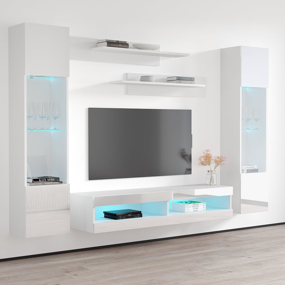 Fly A 34TV Floating Entertainment Center - Meble Furniture