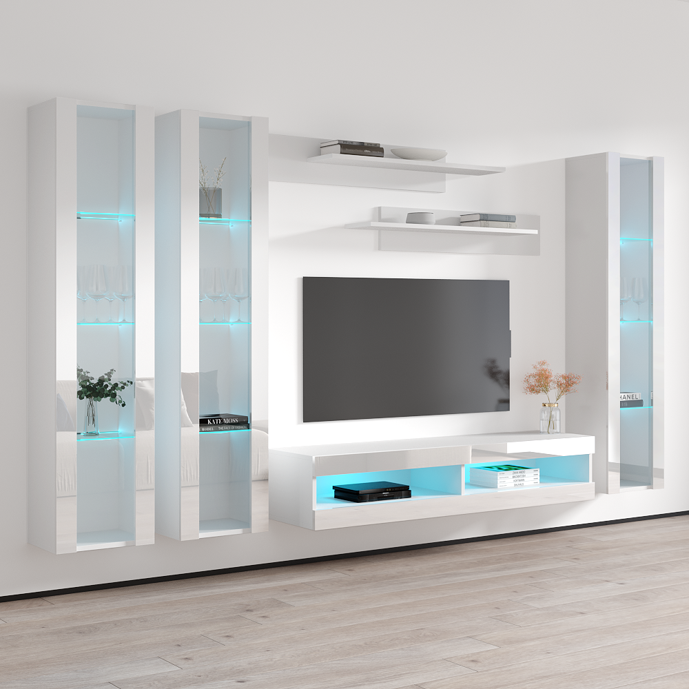 Fly C 34TV Floating Entertainment Center - Meble Furniture
