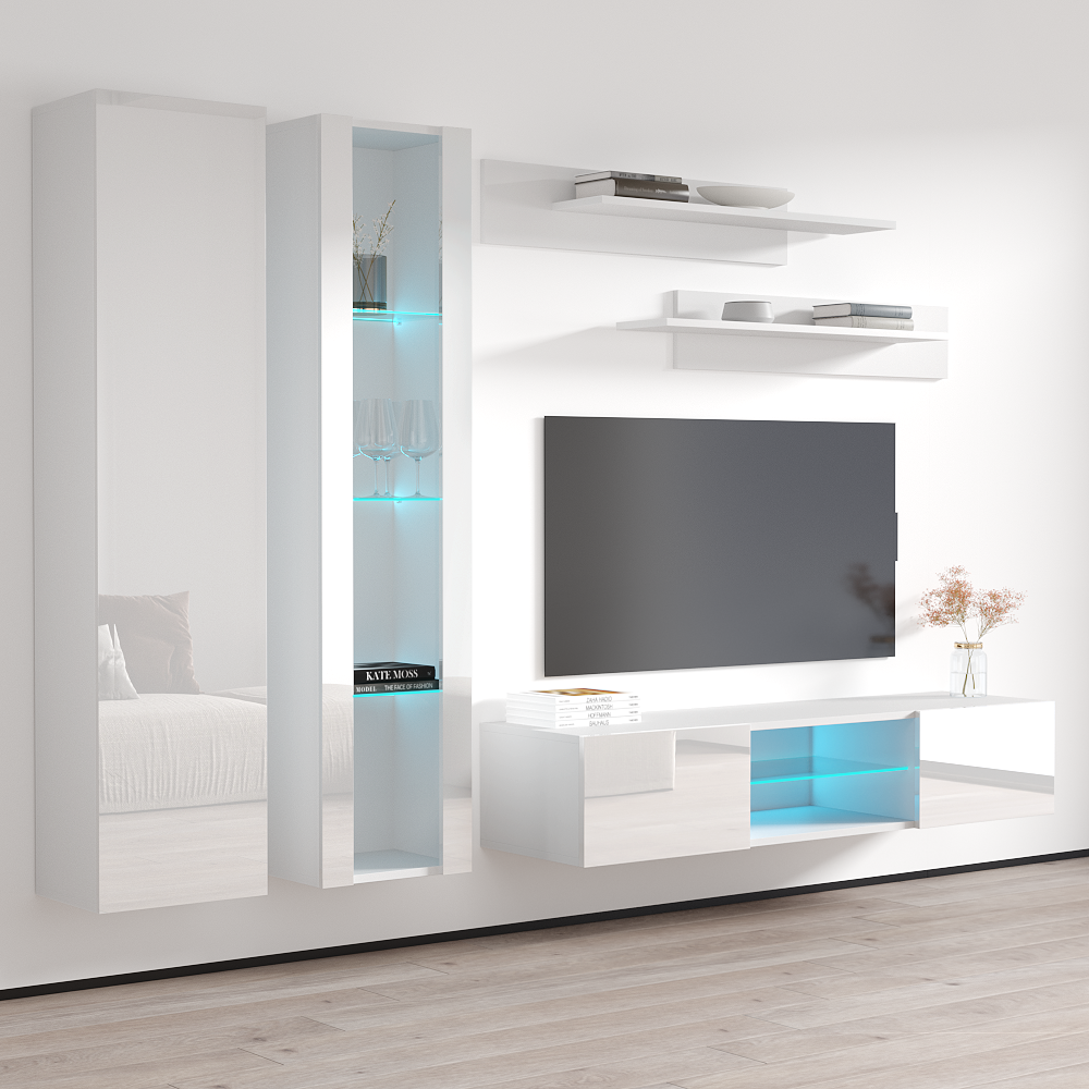 Fly A 33TV Floating Entertainment Center - Meble Furniture
