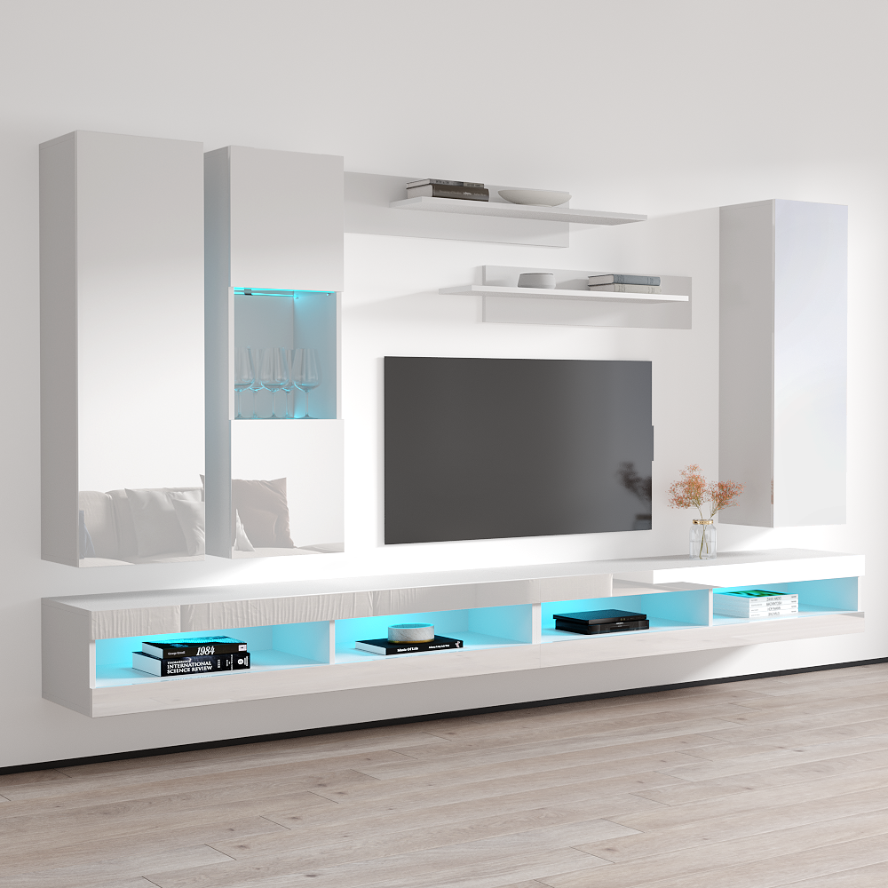 Fly E 34TV Floating Entertainment Center - Meble Furniture