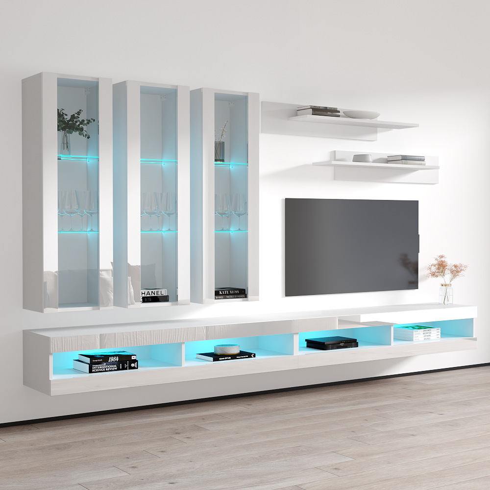 Fly E 34TV Floating Entertainment Center - Meble Furniture