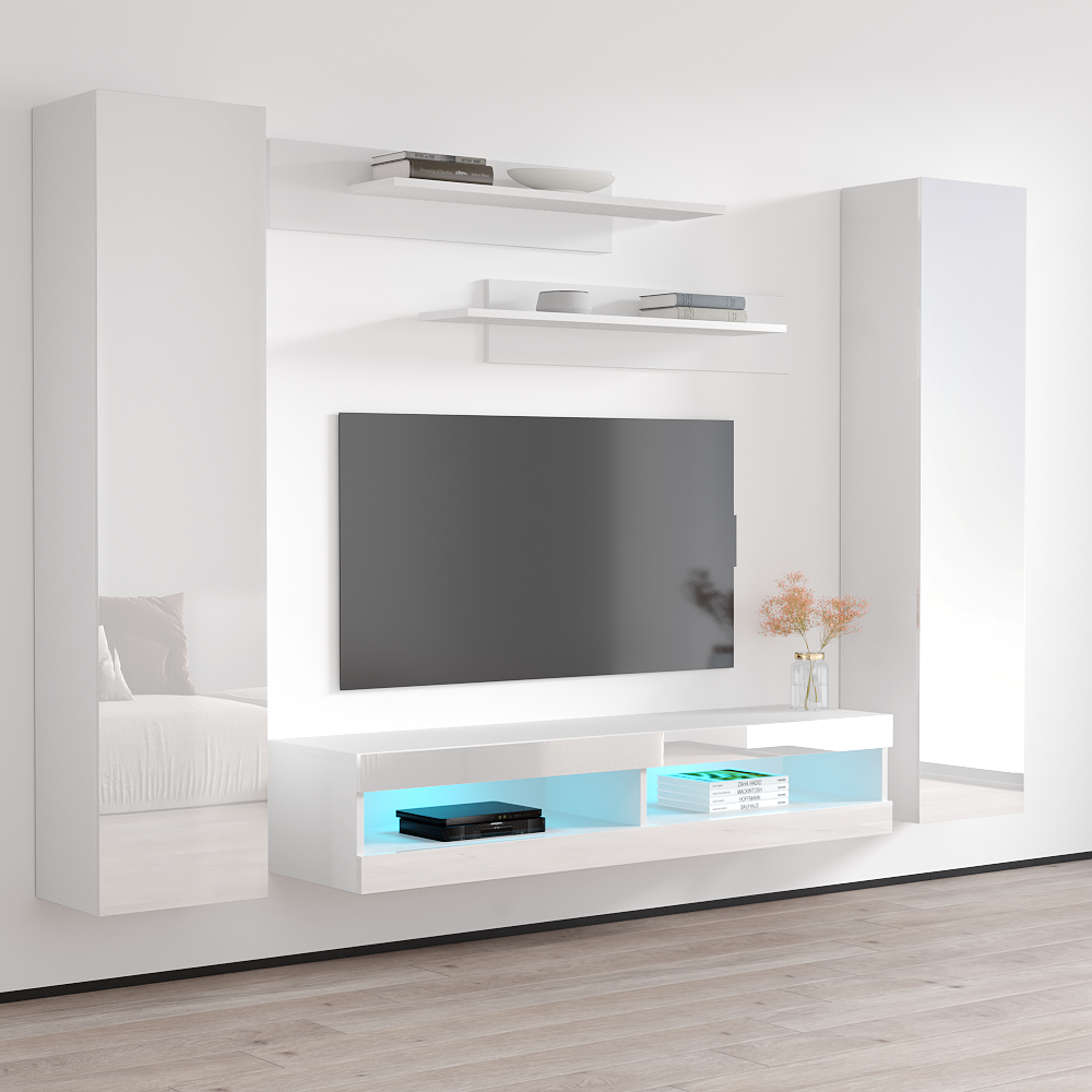 Fly A 34TV Floating Entertainment Center - Meble Furniture
