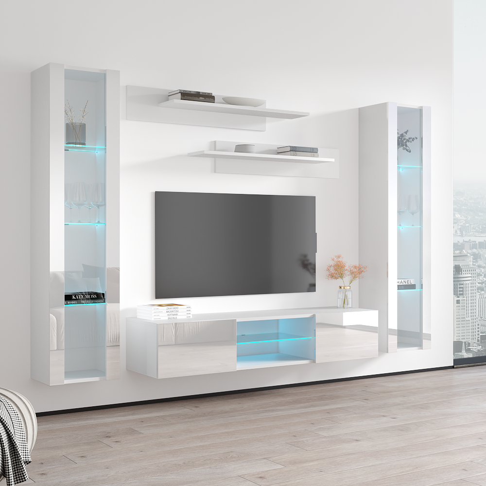 Fly A 33TV Floating Entertainment Center - Meble Furniture