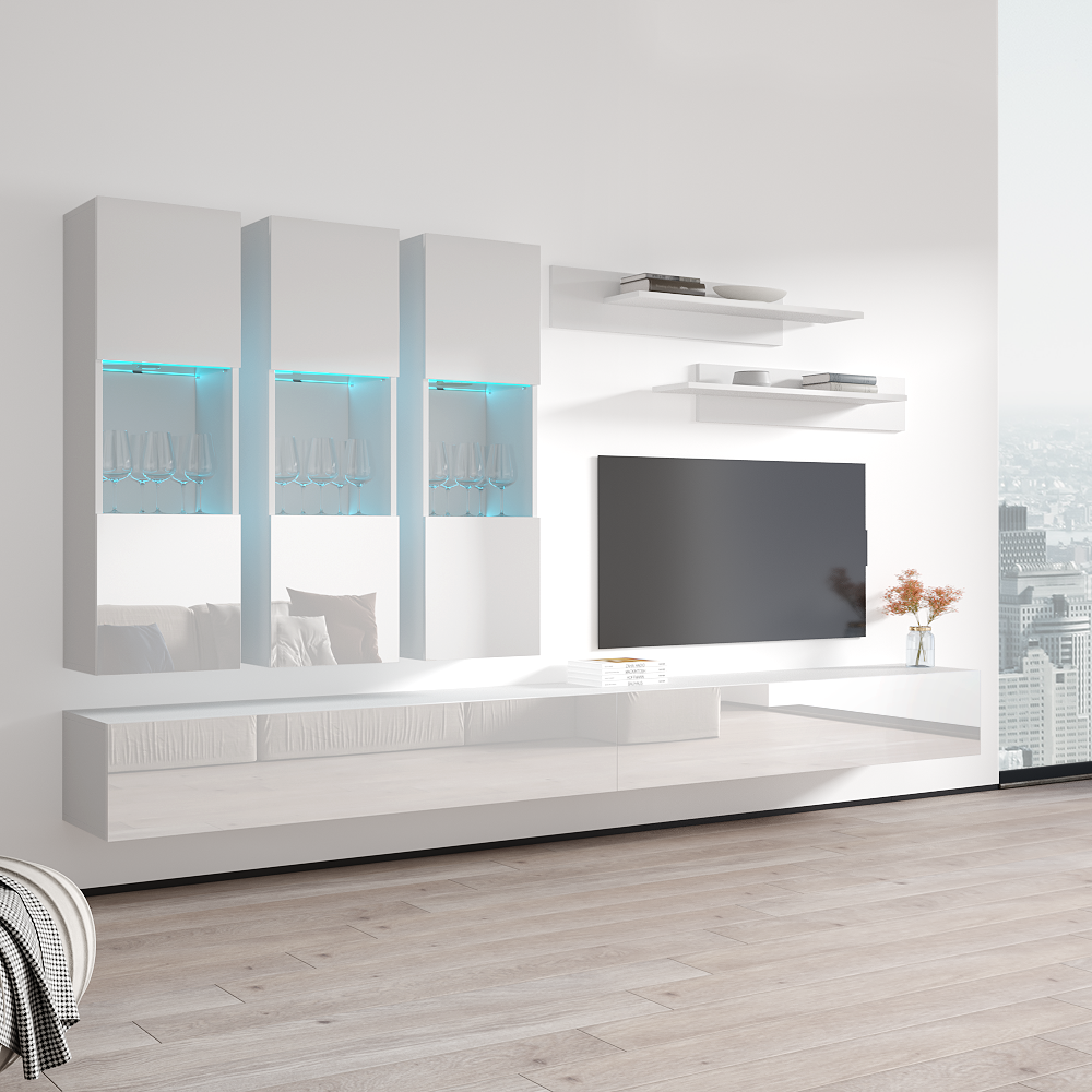 Fly E 30TV Floating Entertainment Center - Meble Furniture