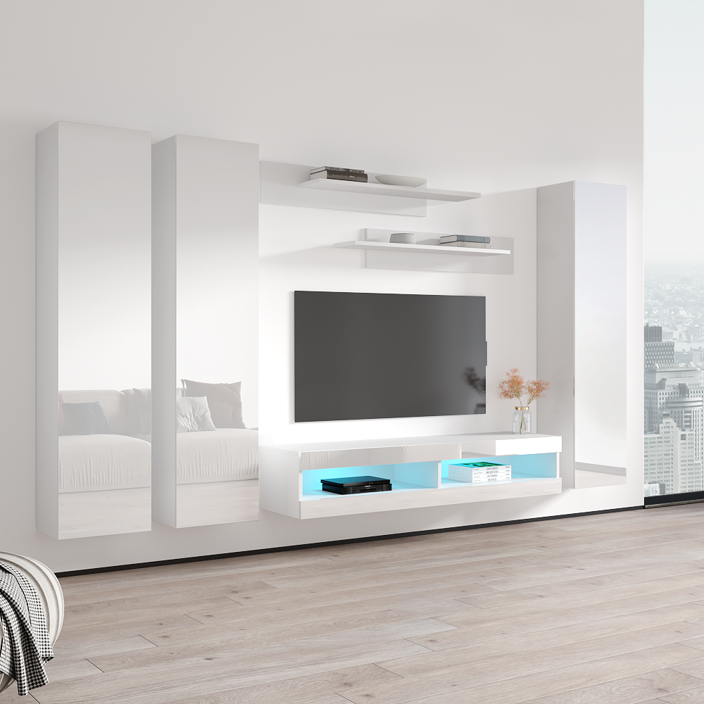 Fly C 34TV Floating Entertainment Center - Meble Furniture