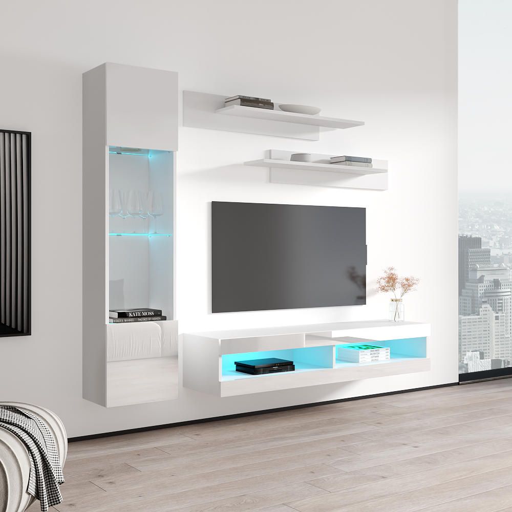 Fly G 34TV Floating Entertainment Center - Meble Furniture