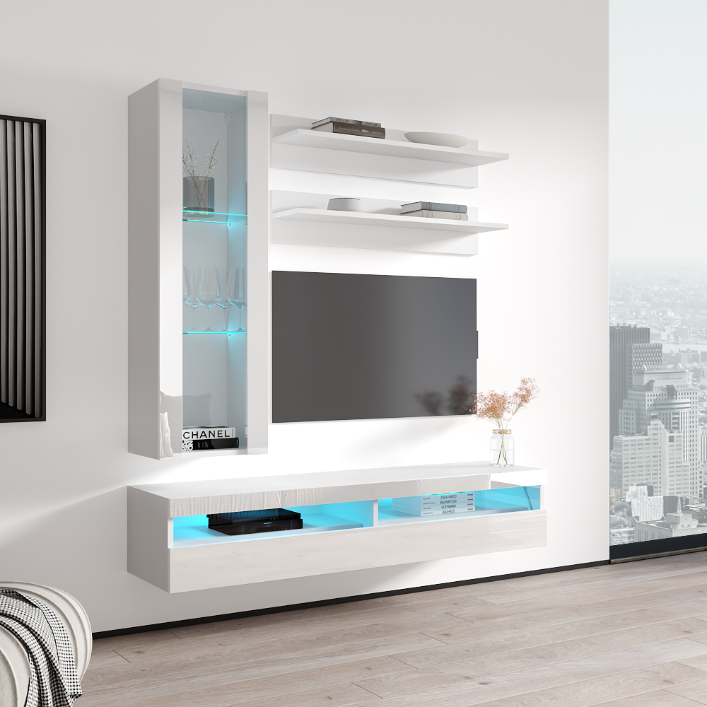 Fly H 35TV Floating Entertainment Center - Meble Furniture