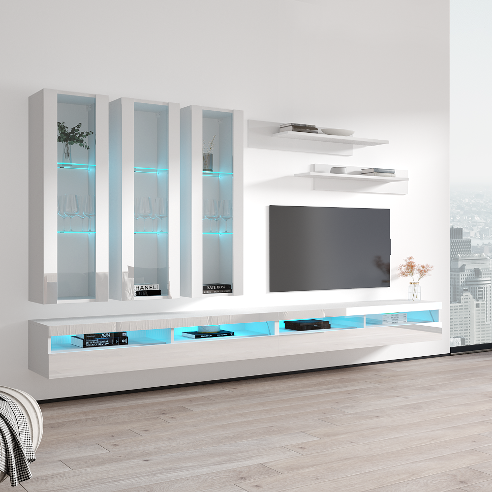 Fly E 35TV Floating Entertainment Center - Meble Furniture