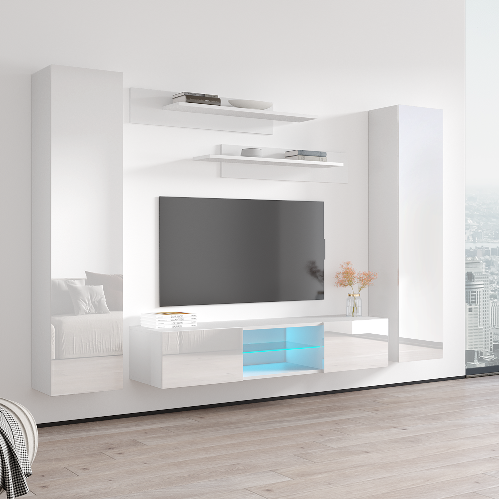 Fly A 33TV Floating Entertainment Center - Meble Furniture