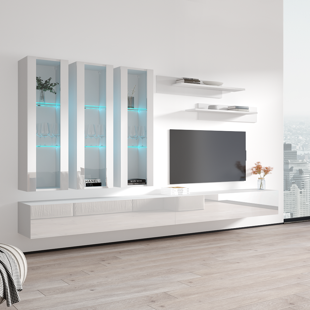 Fly E 30TV Floating Entertainment Center - Meble Furniture
