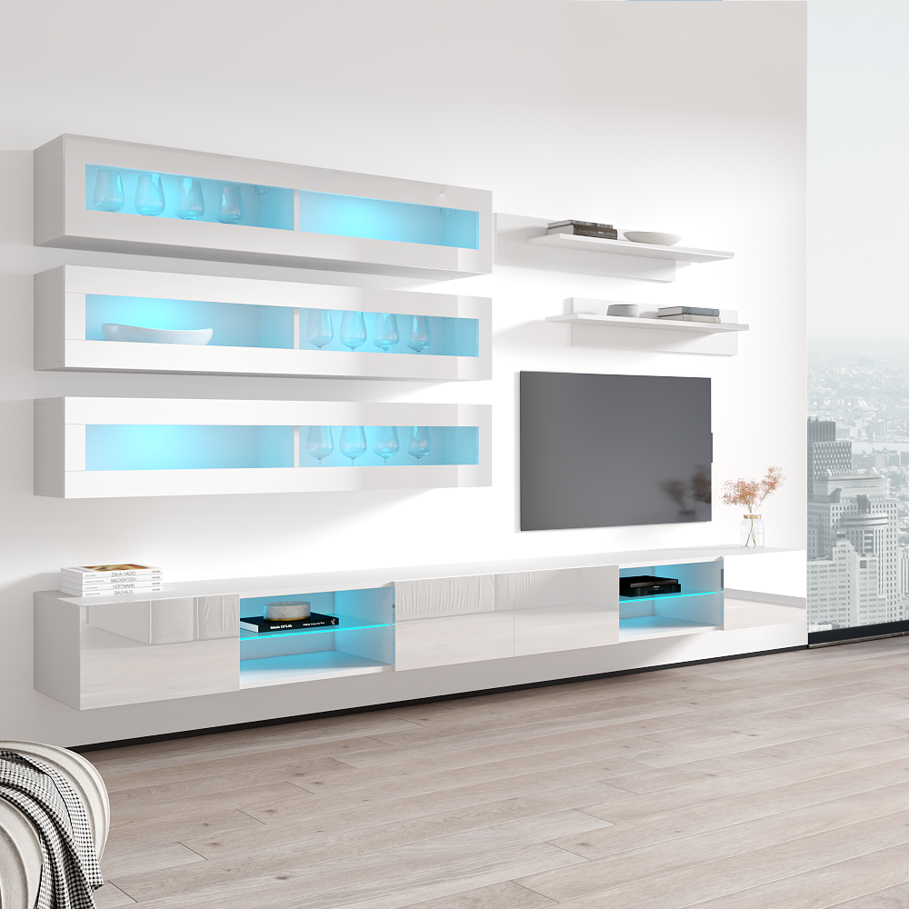 Fly J 33TV Floating Entertainment Center - Meble Furniture