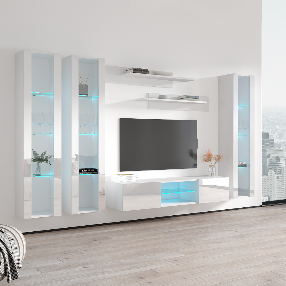 Fly C 33TV Floating Entertainment Center - Meble Furniture