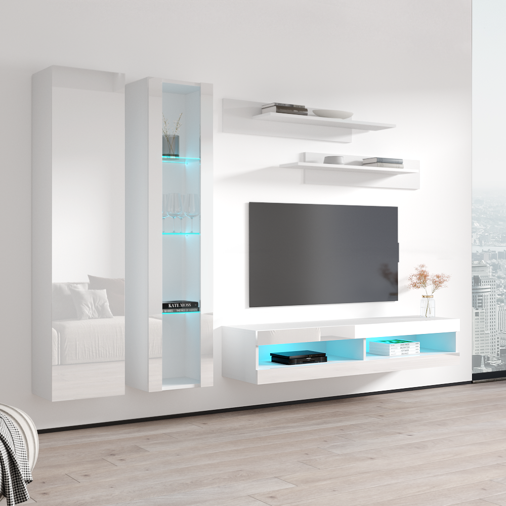 Fly A 34TV Floating Entertainment Center - Meble Furniture