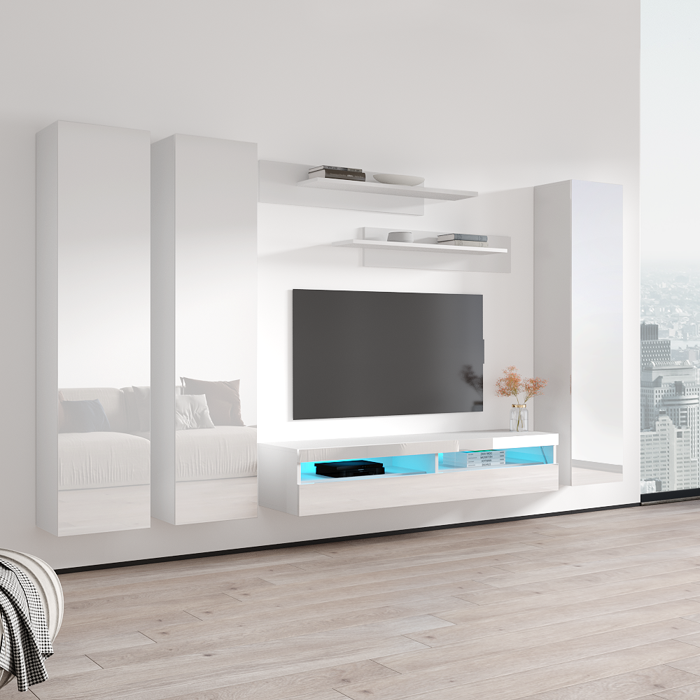 Fly C 35TV Floating Entertainment Center - Meble Furniture