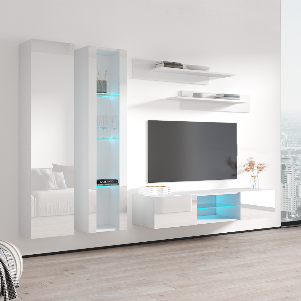 Fly A 33TV Floating Entertainment Center - Meble Furniture