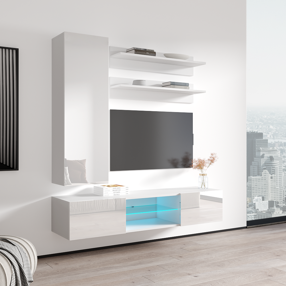 Fly H 33TV Floating Entertainment Center - Meble Furniture