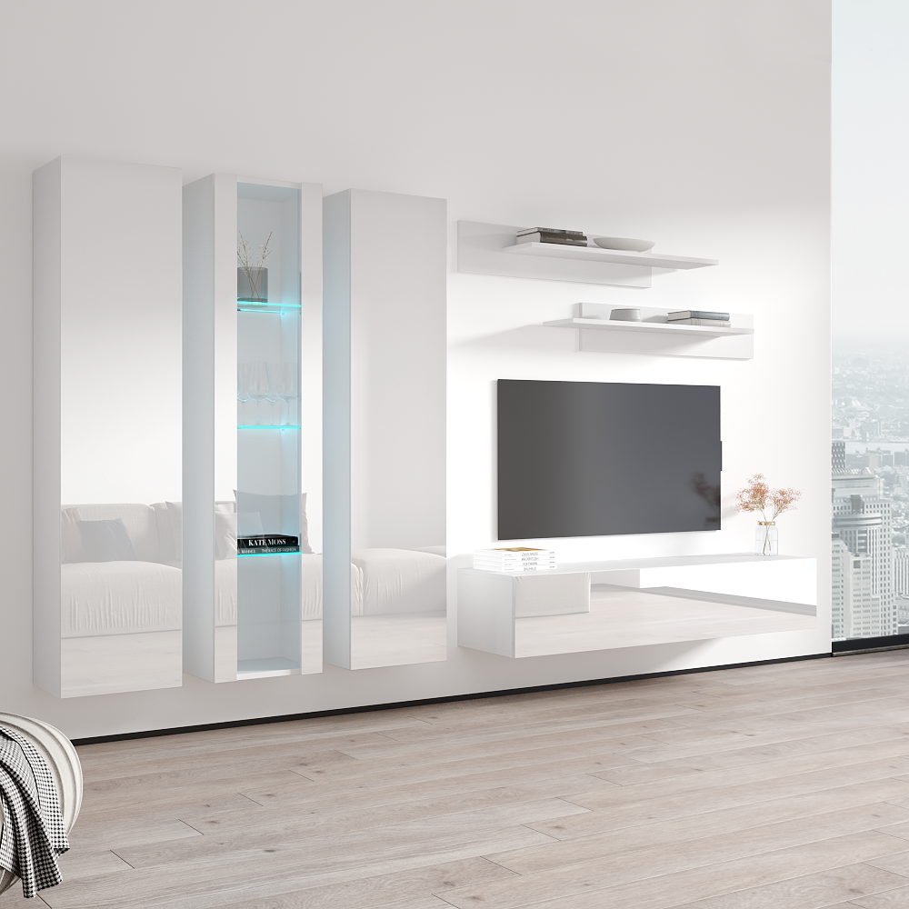 Fly C 30TV Floating Entertainment Center - Meble Furniture